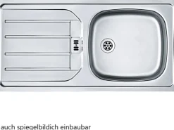 Best Held Möbel Küchenzeile 330 cm Matt Grau-Wotaneiche