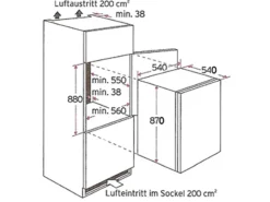 Best Held Möbel Küchenzeile Mailand 270 cm -Grau Matt mit E-Geräten Grau Hochglanz