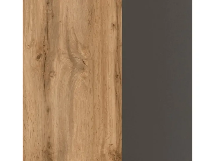 Held Möbel Winkelküchen<Küchenzeile Sorrento 210/ 270 cm Wotaneiche-Grafit o. E-Geräte Winkel