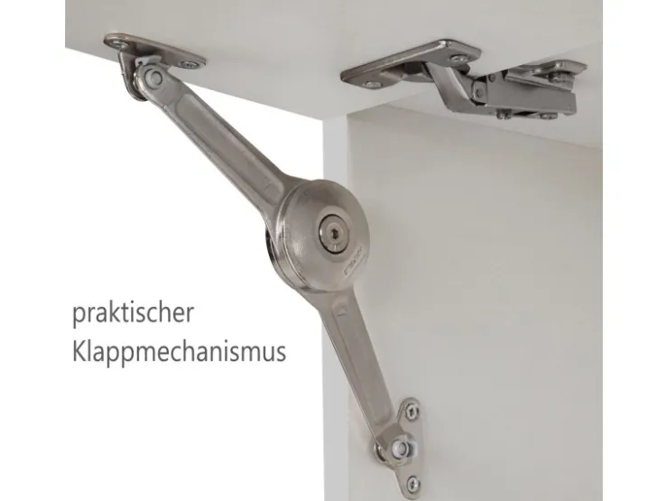 Best Held Möbel Küchenzeile Sorrento 210/270 cm Wotaneiche-Grafit Winkel