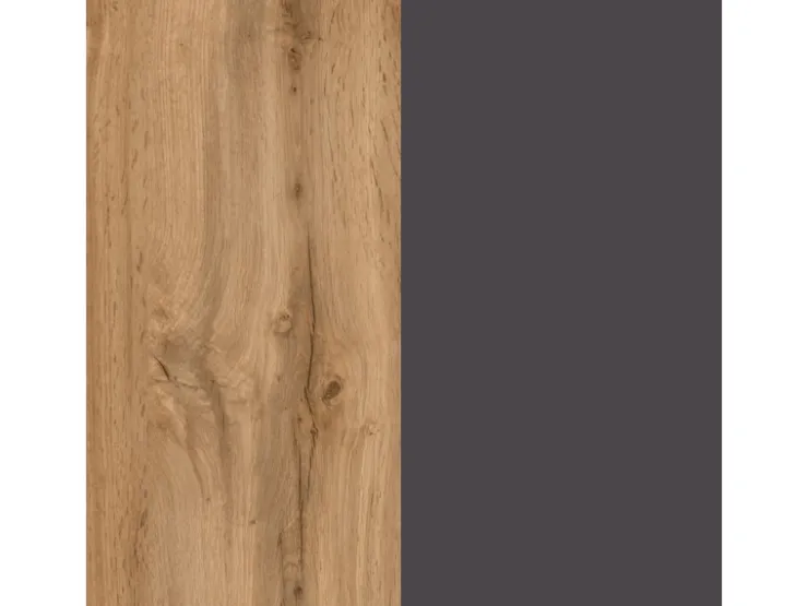 Held Möbel Winkelküchen<Küchenzeile Turin 330 cm mit E-Geräten Graphit-Wotaneiche