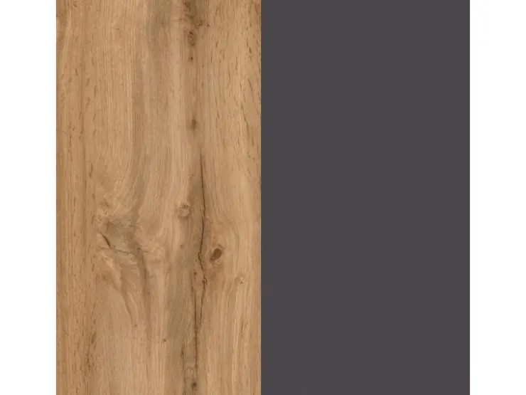 Held Möbel Küchenregale|Kochfelder<Küchenzeile Turin 390 cm mit E-Geräten Graphit-Wotaneiche
