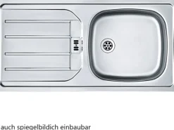 Spülenunterschrank für Geschirrspüler Sorrento 110x85x60cm Wotaneiche Pantryküchen|Einbauküchen