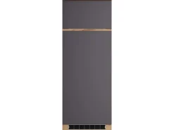 Clearance Umbauschrank für Kühl/Gefrierkombi Turin 60cm Graphit/WotanEiche Kühlschränke