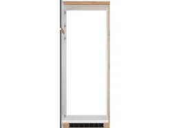 Clearance Umbauschrank für Kühl/Gefrierkombi Turin 60cm Graphit/WotanEiche Kühlschränke