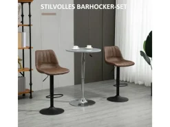 Discount 2er Set Barhocker Höhenverstellbarer Küchenhocker Kücheninseln