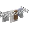 Clearance Wäscheständer Wand Ausziehbar Wäschetrockner  86 x 61 x 22 cm Silber Wäschetrockner
