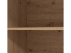 Homestyle4u Miniküchen|Küchenregale<Küchenzeile ohne Geräte 200 cm Eiche