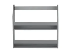 New Homestyle4u Wandregal Hängeregal Küchenregal Bücherregal Regal Holz Grau