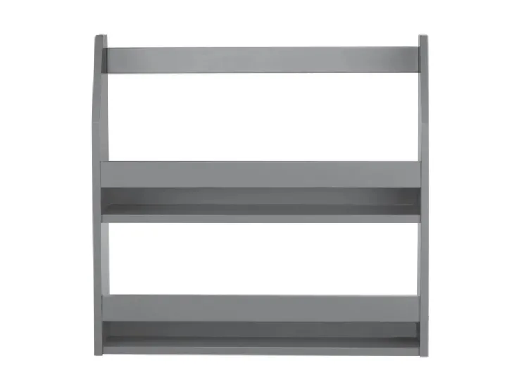 New Homestyle4u Wandregal Hängeregal Küchenregal Bücherregal Regal Holz Grau