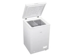 homeX Gefrierschränke<Gefriertruhe 98L Tiefkühltruhe Gefrieren 4 Sterne Ablagekorb FT1020-W