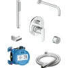 Ideal Standard Einhebelmischer<Armaturen-Bundle Unterputz Ceratherm T100 Chrom