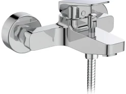 Hot Ideal Standard Badearmatur Ceraplan Chrom Aufputz mit Handbrause-Set