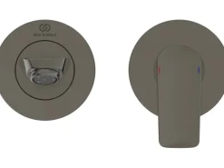 Ideal Standard Einhebelmischer<Wand-Waschtischarmatur Connect Air Ausladung 22,5cm Magnetic Grey Grau