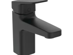 Hot Waschtischarmatur Ceraplan H75 mit Ablaufgarnitur Schwarz Matt Einhebelmischer