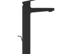 Outlet Waschtischarmatur Ceraplan H250 mit Ablaufgarnitur Schwarz Matt Einhebelmischer