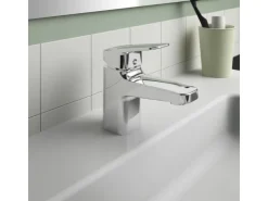 Ideal Standard Einhebelmischer<Waschtischarmatur Ceraplan Chrom o. Ablaufgarnitur BlueStart H90