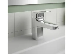 Ideal Standard Einhebelmischer<Waschtischarmatur Ceraplan Chrom mit PushOpen-Ventil H75