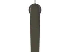 Outlet Waschtischarmatur Connect Air verlängerter Sockel Magnetic Grey Einhebelmischer