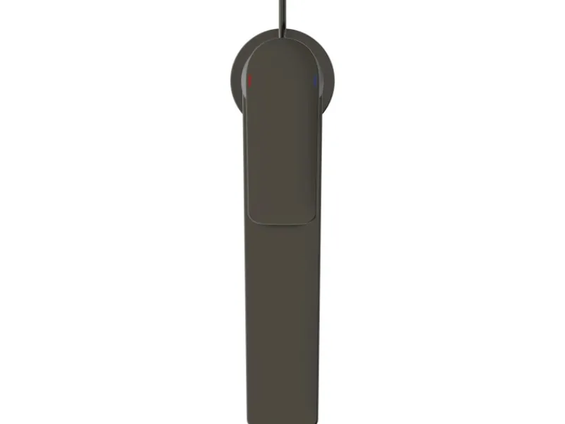 Outlet Waschtischarmatur Connect Air verlängerter Sockel Magnetic Grey Einhebelmischer