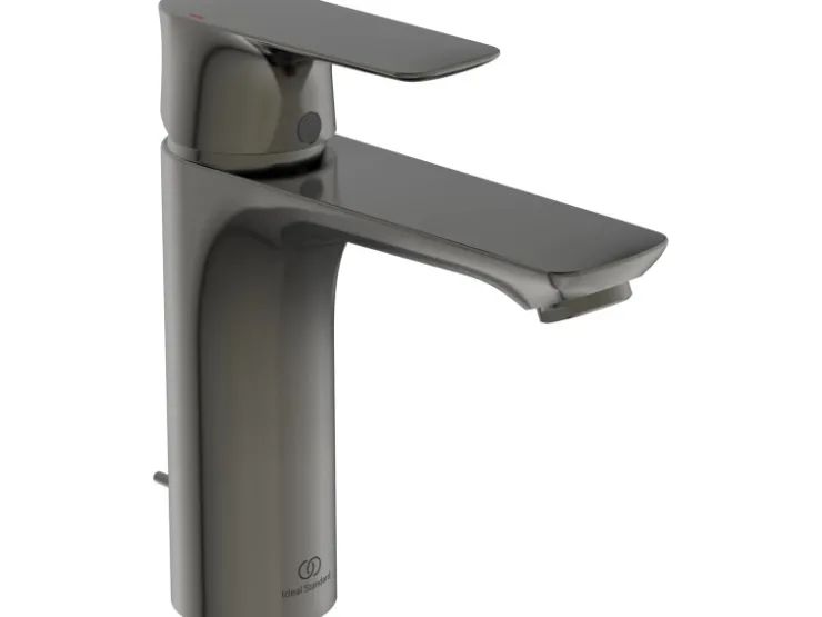 Ideal Standard Einhebelmischer<Waschtischarmatur Connect Air Grande o. Ablaufg. Magnetic Grey Grau