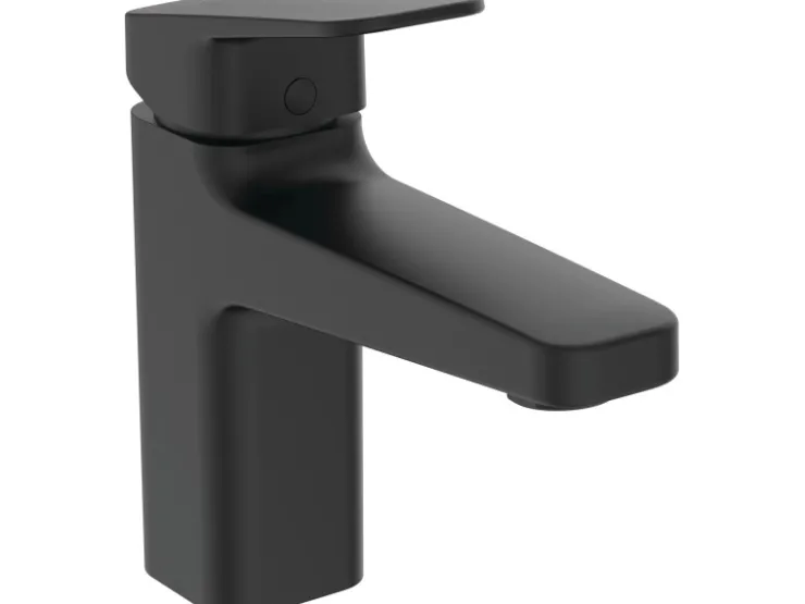 Ideal Standard Einhebelmischer<Waschtischarmatur Ceraplan H90 BlueStart m. Ablaufg. Schwarz Matt