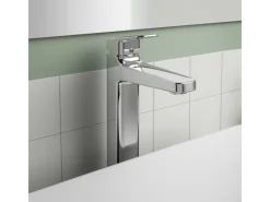 Waschtischarmatur Ceraplan Chrom o. Ablaufgarnitur H250 Idealfix Einhebelmischer