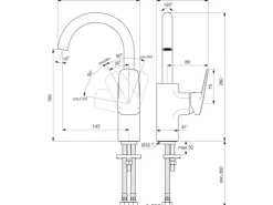 Sale Ideal Standard Waschtischarmatur Ceraplan Chrom ohne Ablaufgarnitur H200