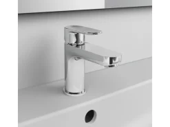 Outlet Ideal Standard Waschtischarmatur Ceraline mit PushOpen-Ventil Silk Black Schwarz