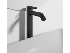 Outlet Waschtischarmatur Melange ohne Ablaufgarnitur Chrom Einhebelmischer