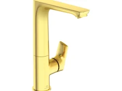 Outlet Ideal Standard WT-Armatur Connect Air mit hohem Auslauf o. Ablaufg. Brushed Gold