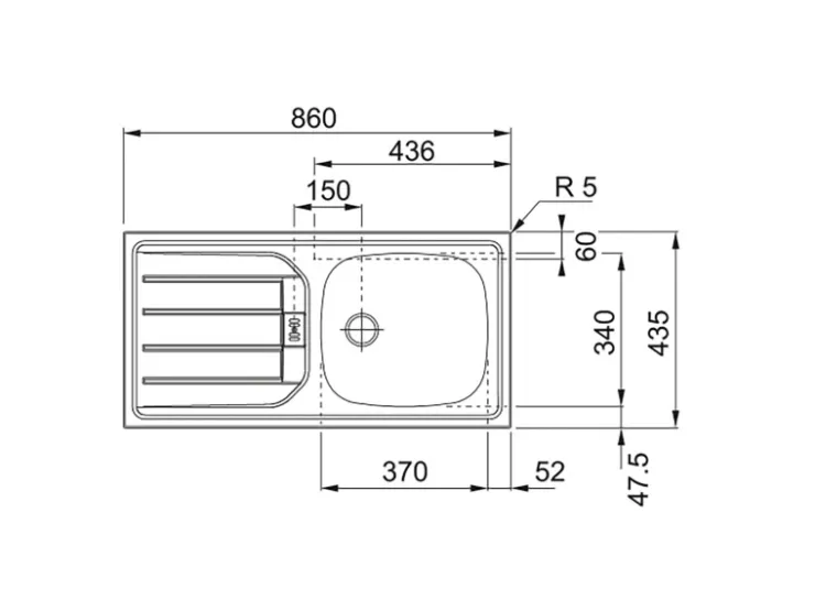 Online Impuls Küchen Küchenzeile IKZ1310V8 310 cm -Optik natur mit E-Geräten Beton