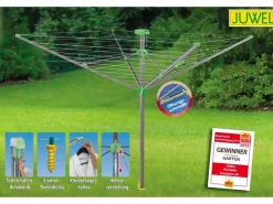 Hot Juwel Wäschespinne Novaplus Evolution Lift Titan-Grün