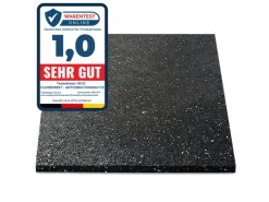 Online Karat Antivibrationsmatte Schallschutzmatte nach Maß Stärke 1,97 cm 62,5 x 300 cm
