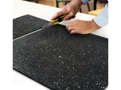 Antivibrationsmatte Schallschutzmatte nach Maß Stärke 1 cm 125 x 200 cm Gefrierschränke|Kühlschränke