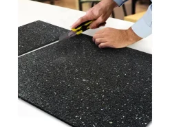 Karat Antivibrationsmatte Schallschutzmatte nach Maß Stärke 1 cm 125 x 750 cm