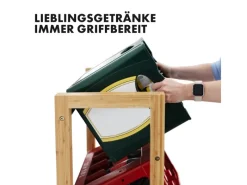 Bambus-Flaschenkastenständer Flash - Robustes Lagerregal für Büro, Küche, Garage oder Flur - 112 x 56 x 32 cm Küchen-Ordnungssysteme|Küchenregale