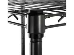 Karat Küchenregale<Gitterregal Rocky 250 kg Belastbarkeit 5 Böden 90 x 45 x 200 cm Schwarz