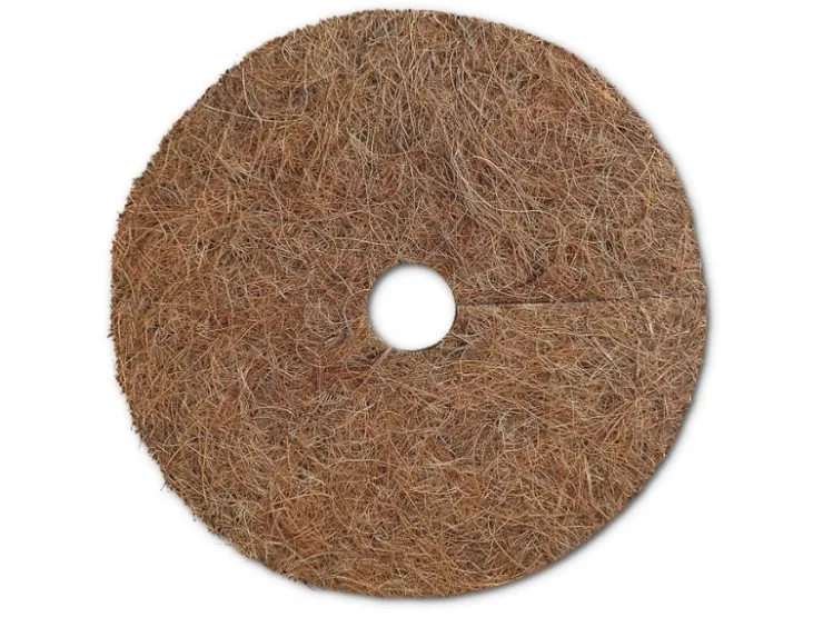 New Karat Mulchscheiben Kokos Pflanzenschutzmatte Winterschutz Kokosfaser 5er-Set Ø 15 cm