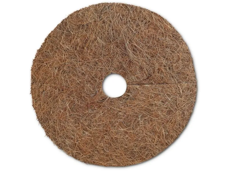 Best Mulchscheiben Kokos Pflanzenschutzmatte Winterschutz Kokosfaser 10er-Set Ø 30 cm Töpfe