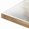 Discount Karat Tischfolie Imperial Transparent Mattiert mit Abgeschrägter Kante 50 x 130 cm