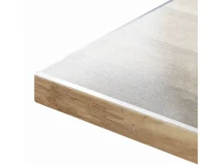 Discount Karat Tischfolie Imperial Transparent Mattiert mit Abgeschrägter Kante 50 x 130 cm