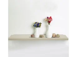 Clearance Karat Wandboard Stockholm Elegantes Wandregal Universal Matt 80 cm Breite Beige