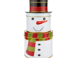 Hot Keksdose Schneemann Ø 10,5 cm x 20,5 cm