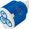Zweigriffarmatur|Einhebelmischer<Keramikkartusche Ø 35 mm x 59 mm für Einhebelmischer