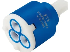 Zweigriffarmatur|Einhebelmischer<Keramikkartusche Ø 35 mm x 59 mm für Einhebelmischer