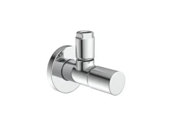 Online Kirchhoff Eckventil DEV-1WK mit Rosette 21 mm (1/2"AG) x 10 mm Chrom