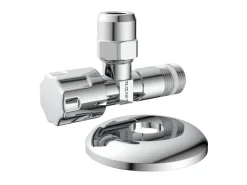 Kirchhoff Ersatzteile Küchenarmatur<Eckventil mit Schubrosette 16,7 mm (3/8"AG) x 10 mm Chrom