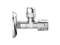 Kirchhoff Ersatzteile Küchenarmatur<Eckventil mit Schubrosette 16,7 mm (3/8"AG) x 10 mm Chrom