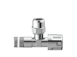 Kirchhoff Ersatzteile Küchenarmatur<Eckventil mit Schubrosette 16,7 mm (3/8"AG) x 10 mm Chrom